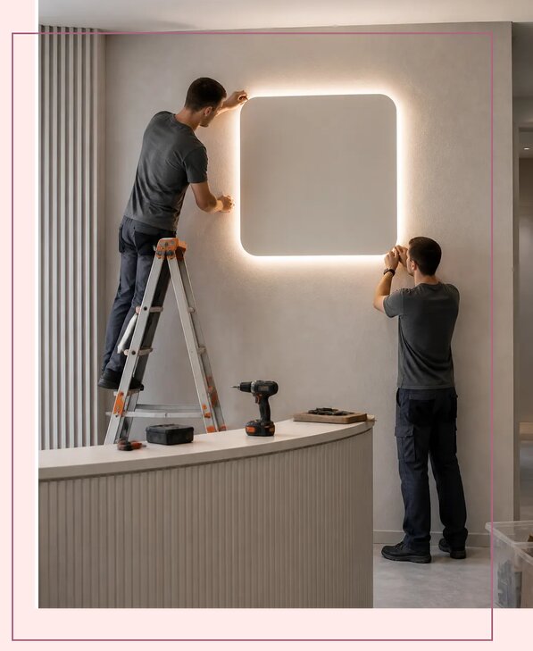 Изготовление световых вывесок для офиса под ключ в Благовещенске