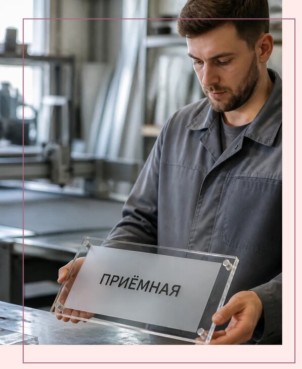 Таблички из оргстекла на заказ в Благовещенске от 3961 р. | Аванза-Бгн