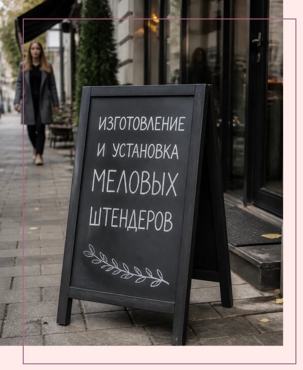 Меловые штендеры в Благовещенске по цене от 6602 р. | Аванза-Бгн